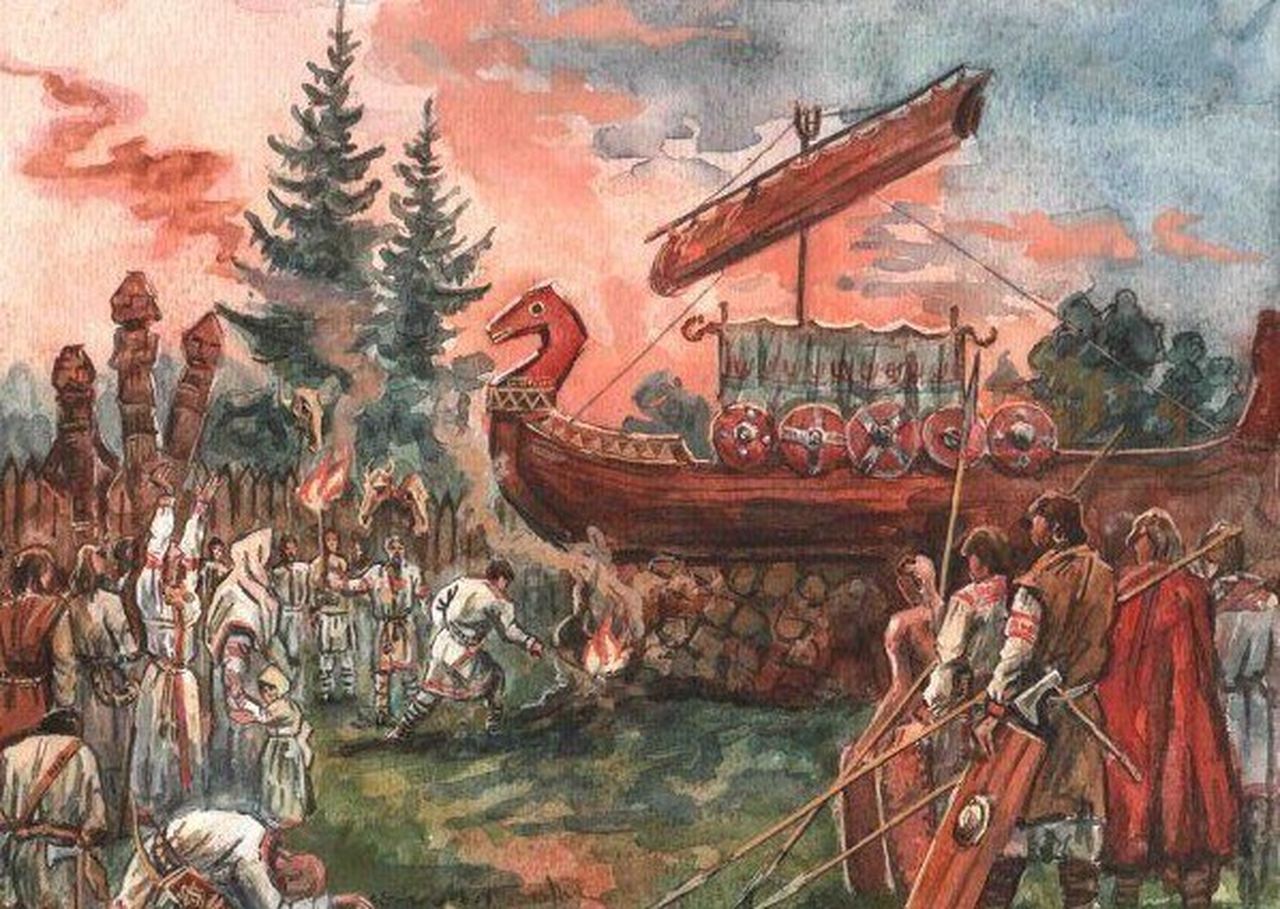 Древняя Русь: язычество, похоронный обряд, культ предков